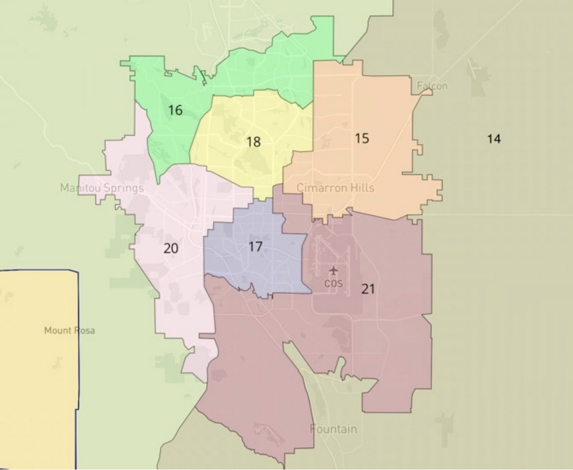 CLLARO Colorado Springs-area House district proposal